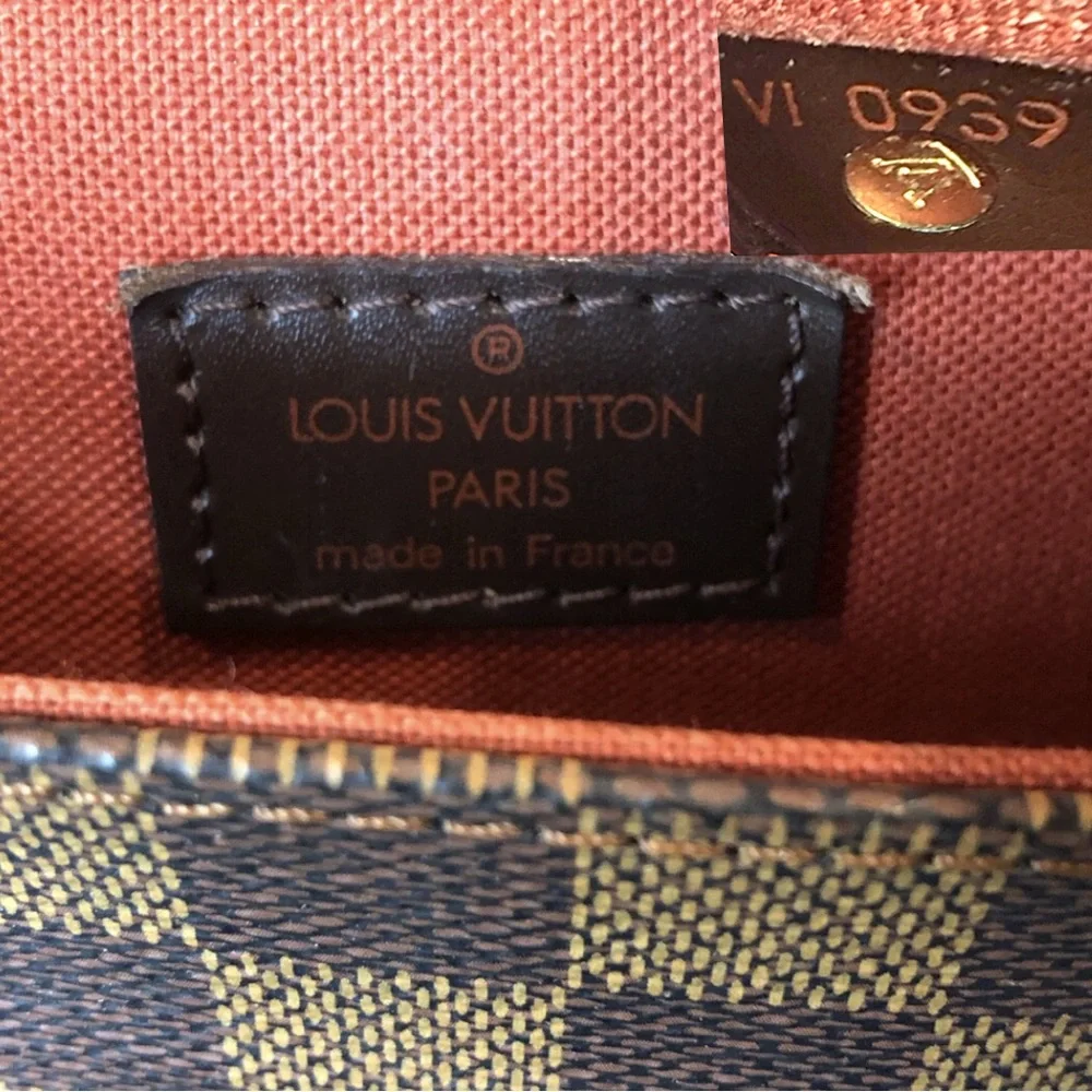 LOUIS VUITTON Portobello PM Damier Ebene Crossbody Shoulder Bag